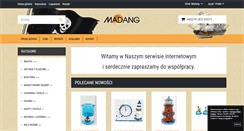 Desktop Screenshot of madang.pl